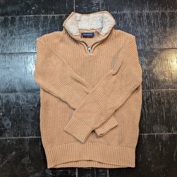 Children's Place Beige Zip-Up Sweater (5/6) - Picture 2 of 3